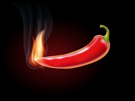 Burning chili