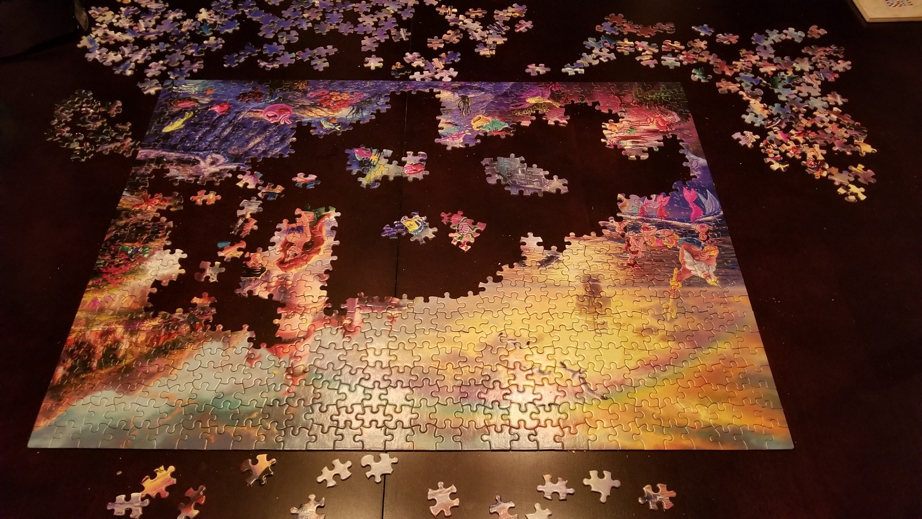 jigsaw puzzle upside down